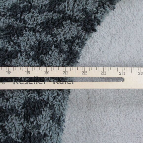 SKIMS Cozy Houndstooth Sweater Unisex Small Onyx Soft Fuzzy Lounge Comfort NWOT - Picture 7 of 9